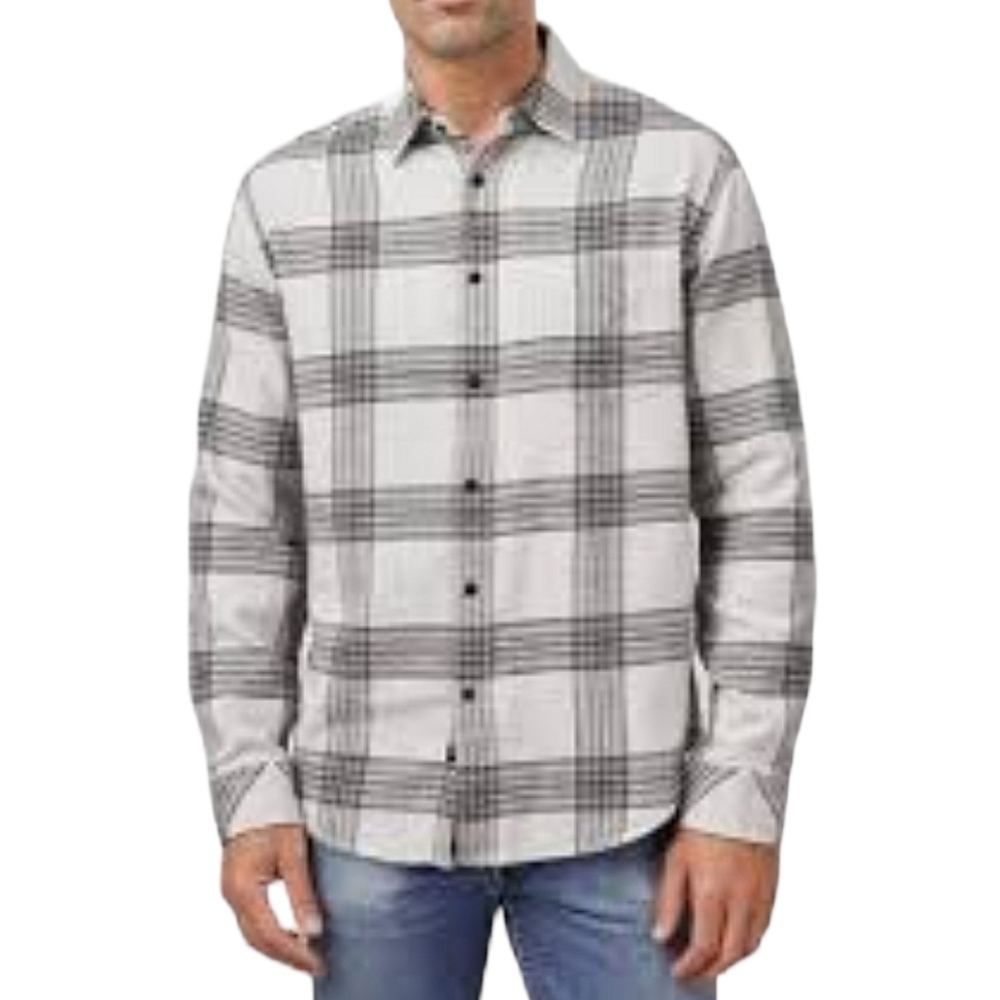 Rails Brushed Lennox in Charcoal Glen Plaid Button Up Shirt Men's‎ XXL